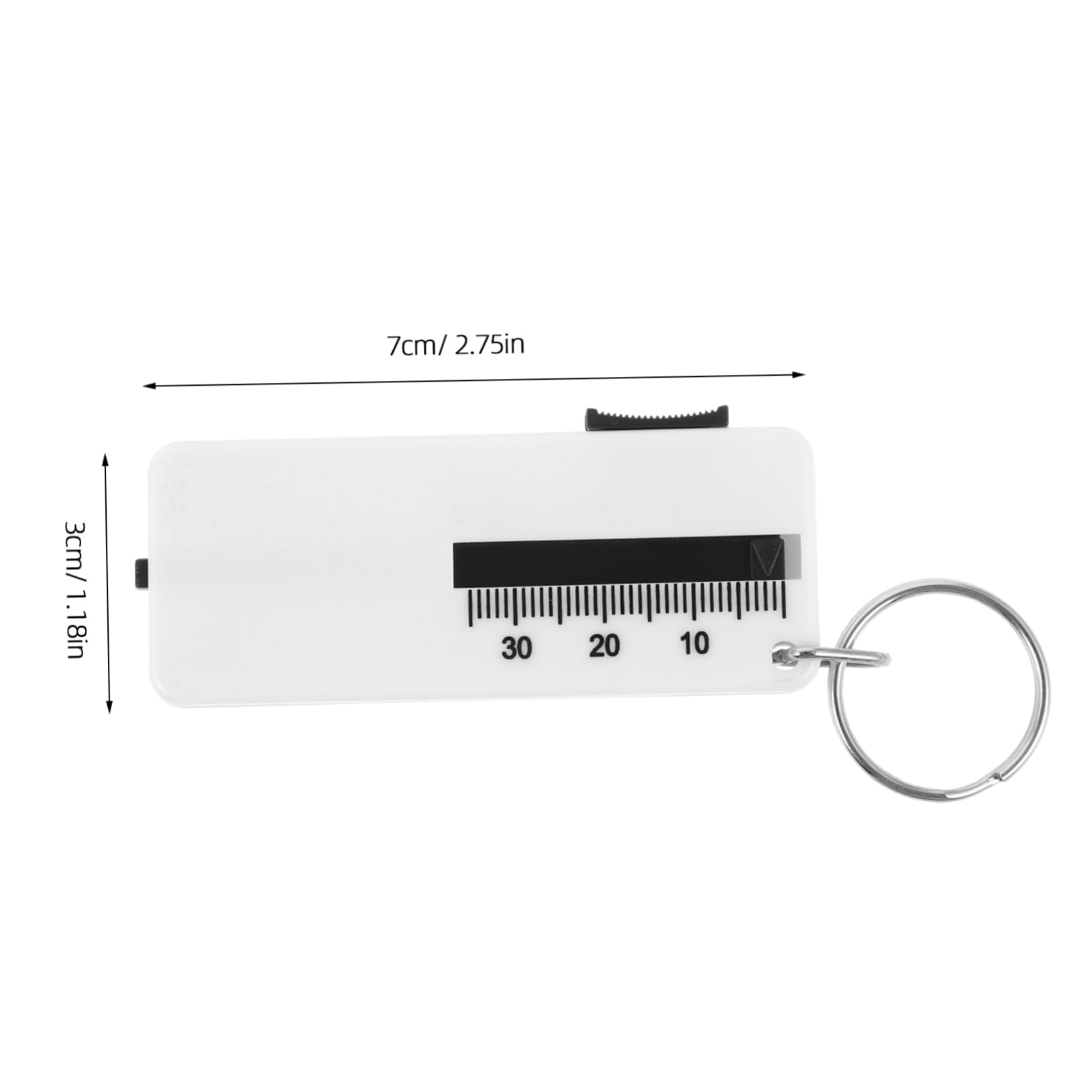 GRIRIW 3Pcs Tire Depth Gauge Durable Automotive Tread Depth Gauge for Accurate Tire Thread Measurement Essential Tool for Cars Trucks and Motorcycles