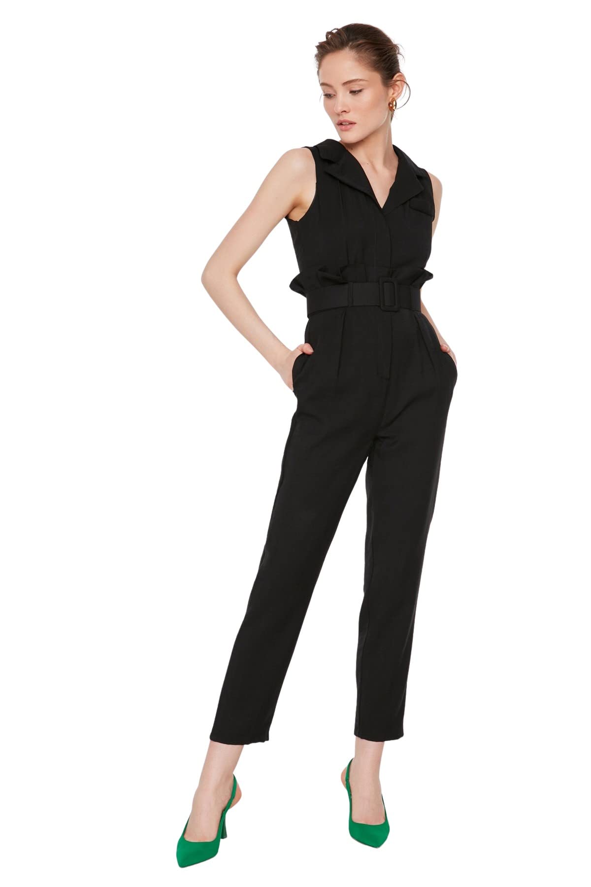 Trendyol FeMan Plain Woven Jumpsuit
