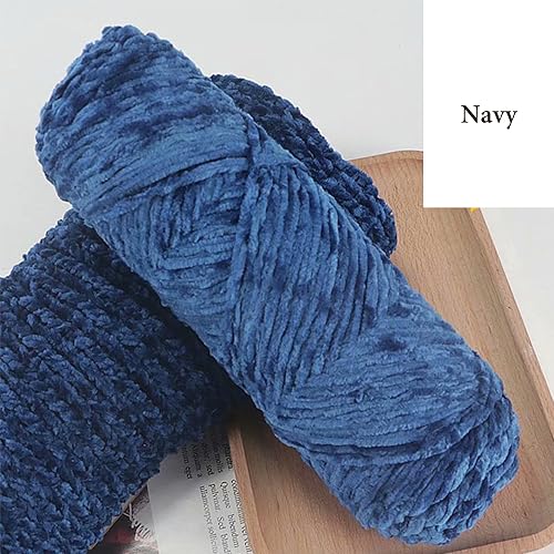 5pcs Yarn Velvet Knitting Yarn Super Soft Crochet Ball Craft Multi Colors(Blue, Pink, Green, Khaki,Orange-Red) - Image 2