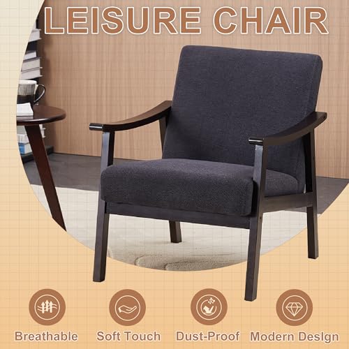 Sillón Plegable Tela Negro miniatura 3