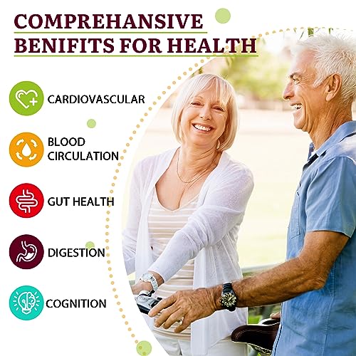 Lumbrokinase 100mg (Max Activity 1,000,000 LKU),Nattokinase 100mg-2,000 FU of Activity and Red Yeast Rice 300mg, Potent Lumbrokinase Enzymes Supplement for Circulatory,Cognition,60 Capsules - Image 6