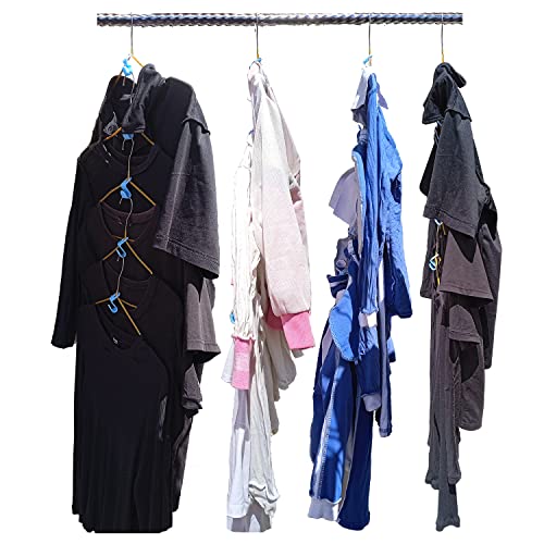 Dnc Clothes Magic Hanger Connector Hooks, 100 Pack Space Saving Organizer Smart Closet Space Saver With Sturdy Plastic For Heavy Clothes #TOP3