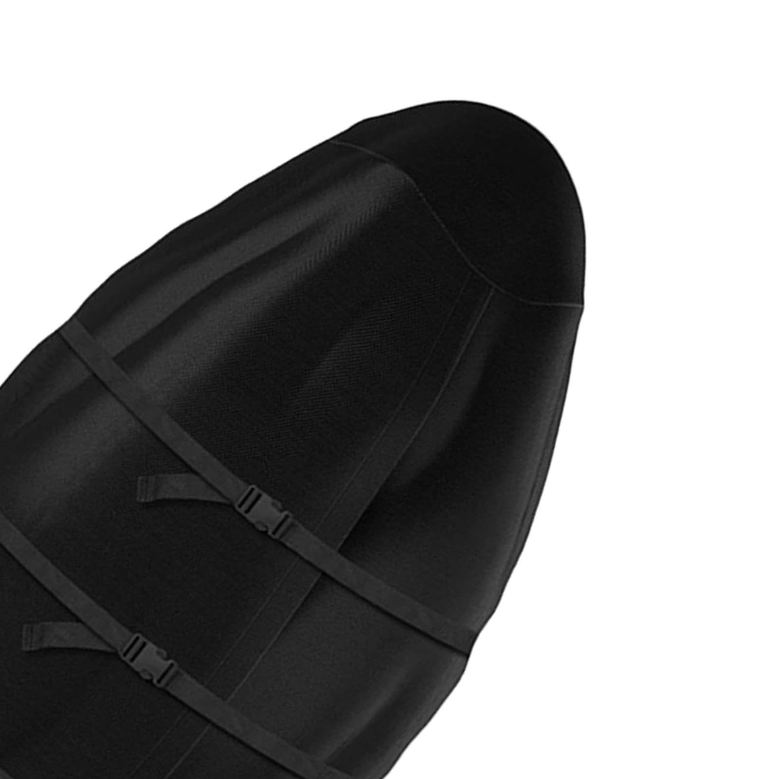 Upright Christmas Tree Storage Bag Xmas Tree Bag Practical Large with Cinch Straps Christmas Tree Container Storage Without Stand, Black 114 cmx254 cm