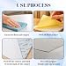 8 Stück rutschfeste Pads, Anti Rutsch Teppichunterlage, Teppich Küche, antirutsch, Teppich Stopper rutschfest, 10x10 cm Weiße Antirutsch Unterlage für Sicheren Halt