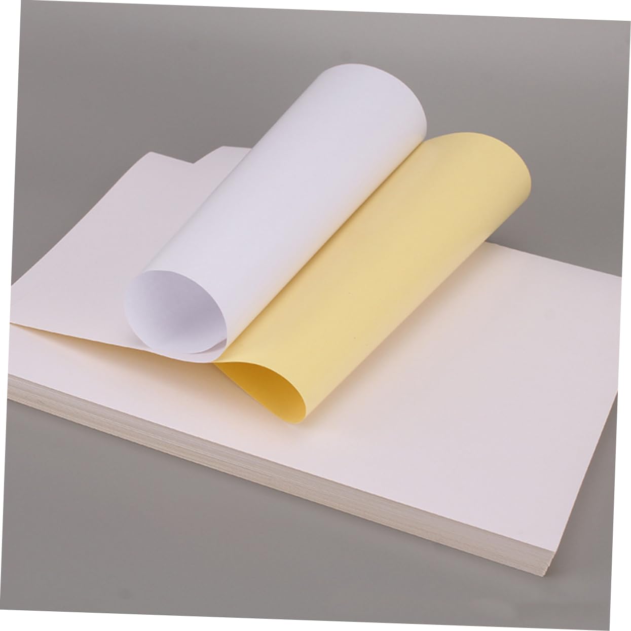 TEHAUX 100piezas Adhesivas Papel De Impresión Autoadhesivo Para Escribir Fácil De Pegar y Material Duradero Para Oficina y Escuela