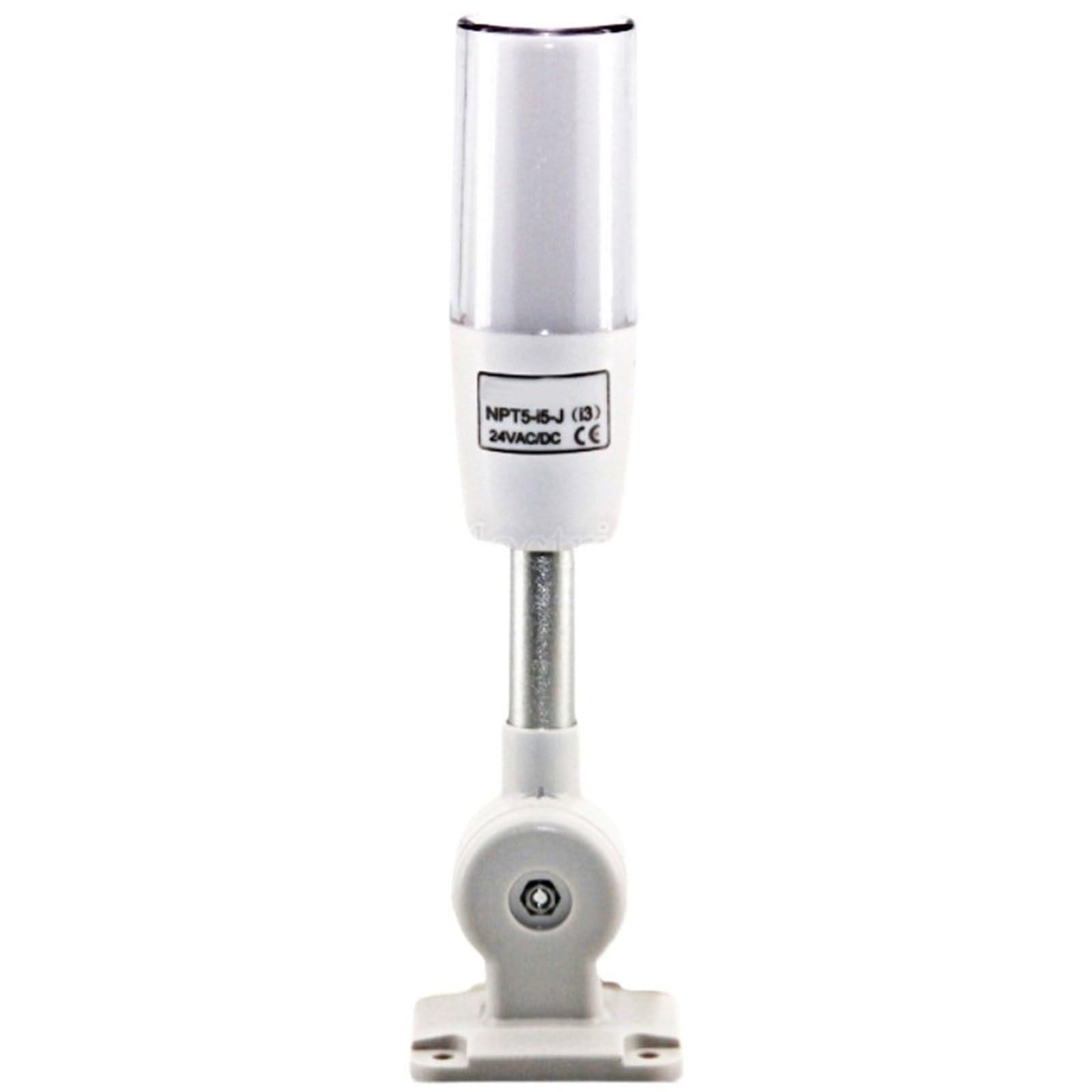 1 szt. LED jednowarstwowa 3-kolorowa lampa NPT5-i5 lampa alarmowa składana 24 sygnały lampka kontrolna sprzętu obrabiarek światło ostrzegawcze (AL121808F-04a/RG+dwa światła)