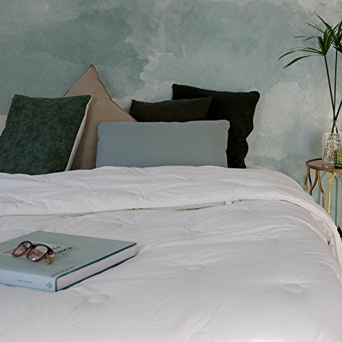 Habita Home NORDICO Blanco Icelands ALGODÓN (250G) Cama 150 (240x220cm) Color Blanco