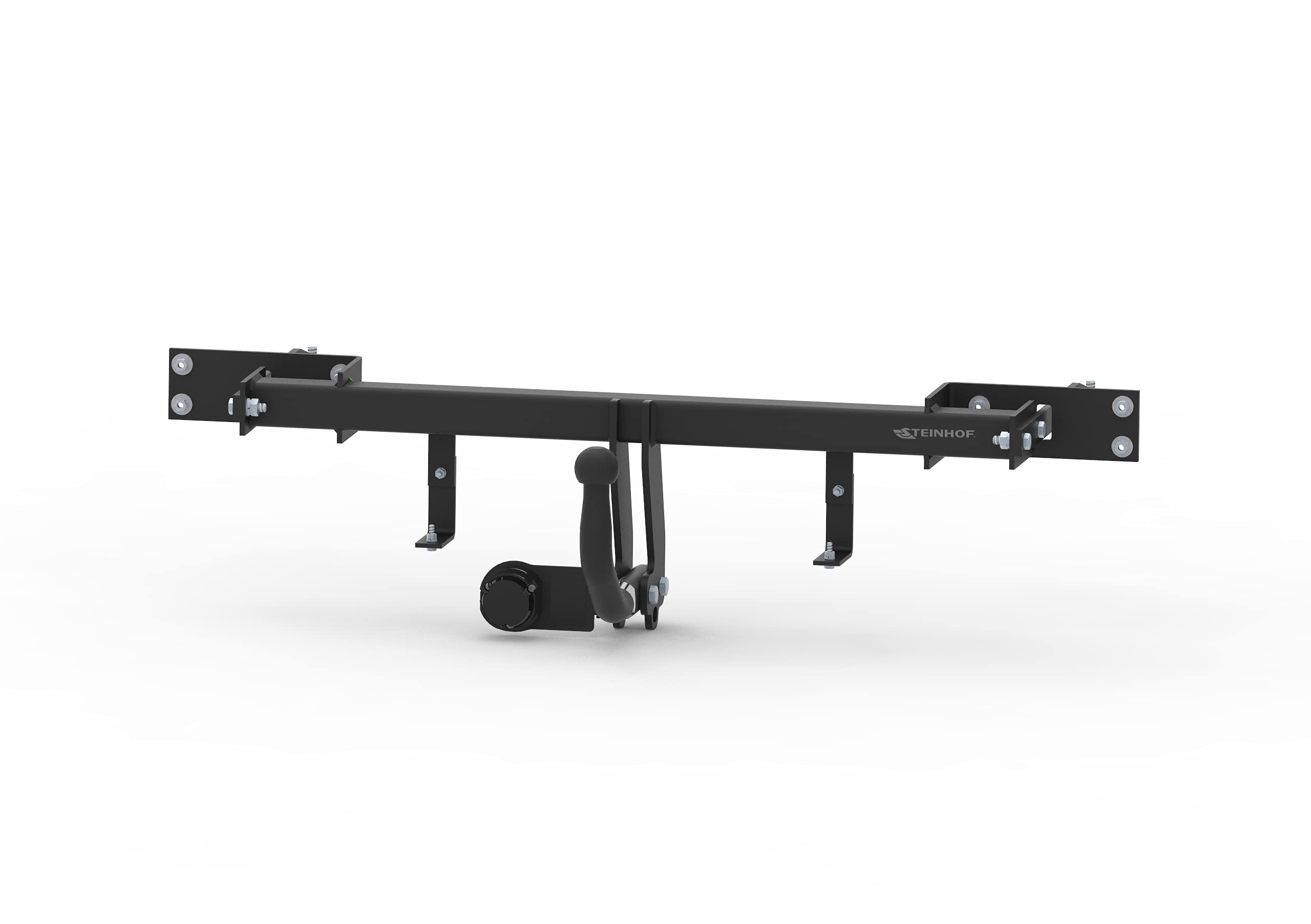 STEINHOF Nuovo gancio di traino fisso compatibile con Fiat Panda III 312 01.2012-2020 con 7-poli kit elettrico universale