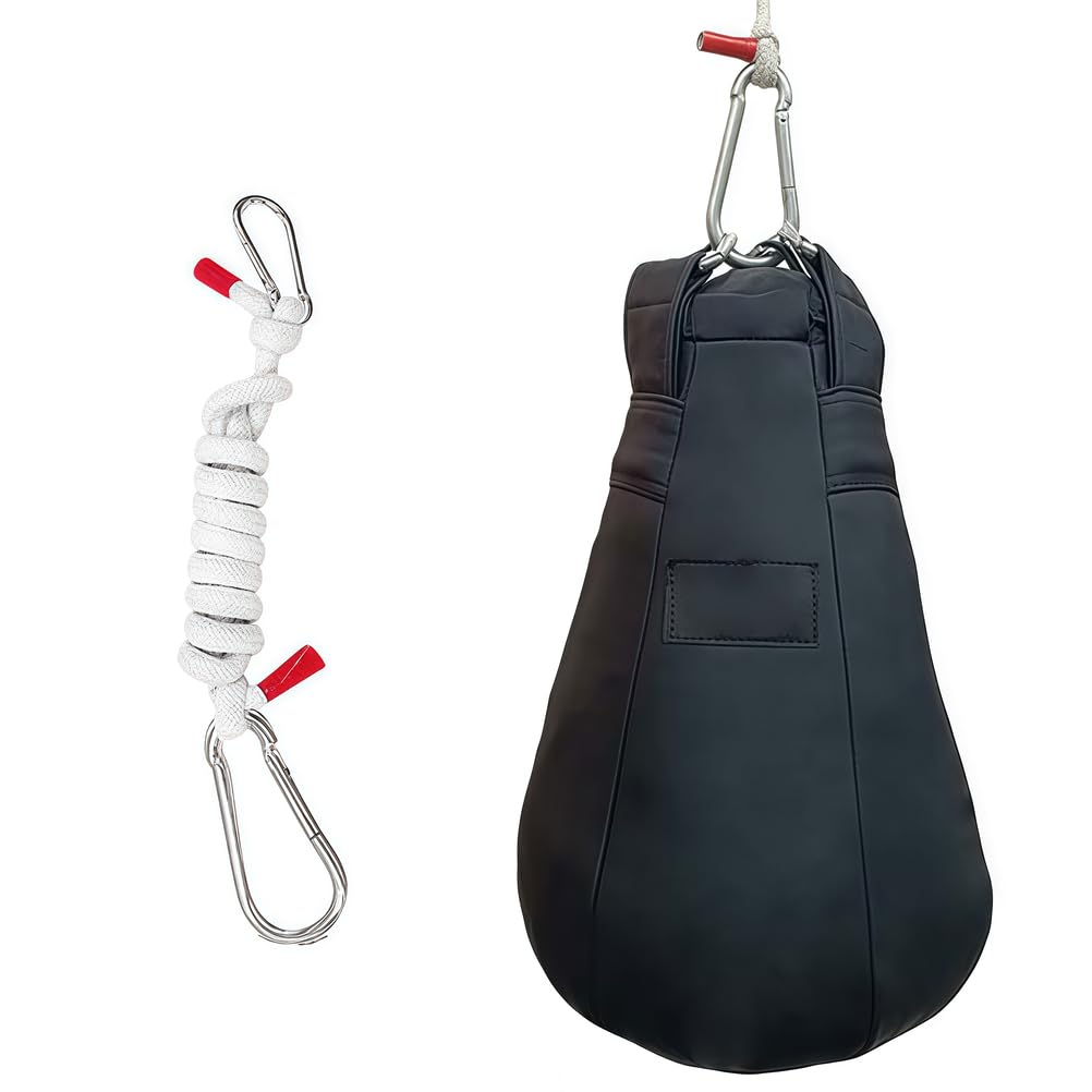 Sacco da boxe Agility – Pelle in microfibra resistente agli strappi, design anti-scoppio, imbottitura regolabile per allenamento boxe/MMA/Taekwondo, installazione salvaspazio