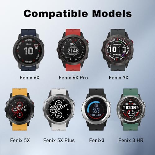 ISABAKE correa magnética 26mm para Garmin Fenix miniatura 5
