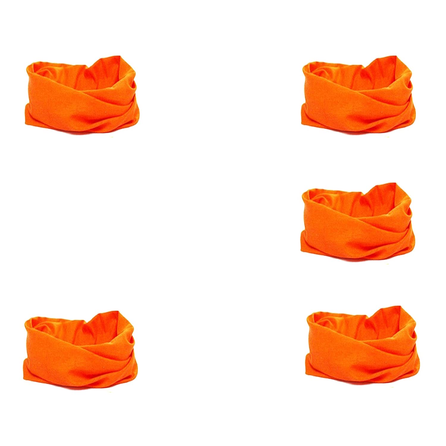 Mens Head Cover Band Bandana Stretch Hair Style Japanese 5 Orange b-image-30