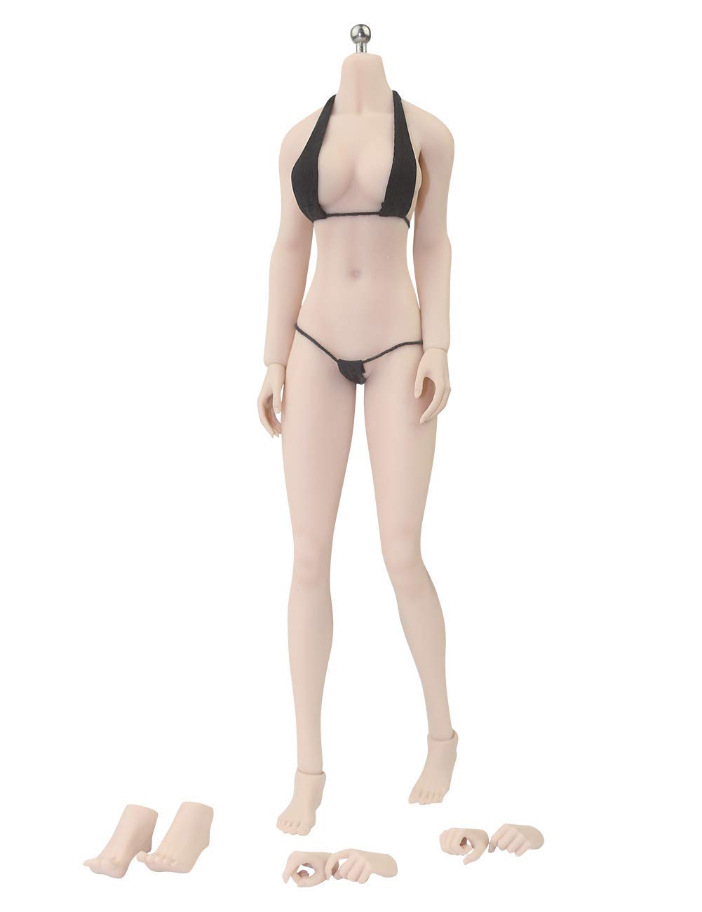 Fremego Corpo femminile in scala 1/6, 30,5 cm, super flessibile, senza