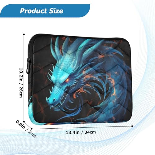 Funda para portátil Dragon Blue 13-14 pulgadas miniatura 3