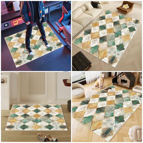 Tapis de chaise de bureau pour sols en bois dur antidérapant 160 x 180 cm