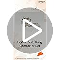 Image of LOOMLYFE 300 TC All Season King Size AC Comforter || Blanket || Duvet for Double Bed with 1 Flat Bedsheet and 2 Large Pillow Covers - 4 Piece Comforter Set - PeachFlower