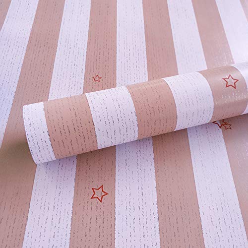 LATEXO White and Pink Lining Wall Stickers Waterproof and 100% Removable PVC Wallpaper Self Adhesive Decals Living Room Hall Bedroom Decoration (45CM*200CM) 2 Meter (B0C96RWM65) Amazon Price History, Amazon Price Tracker
