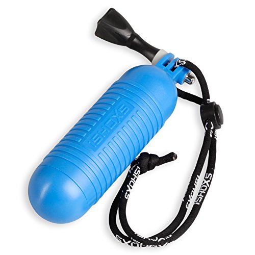 iSHOXS Aqua Handle - ActionCam Handstativ für emüdungsfreies Filmen - Bobber mit Styropor Innenkern passend für GoPro - auch mit montierter Kamera unsinkbar