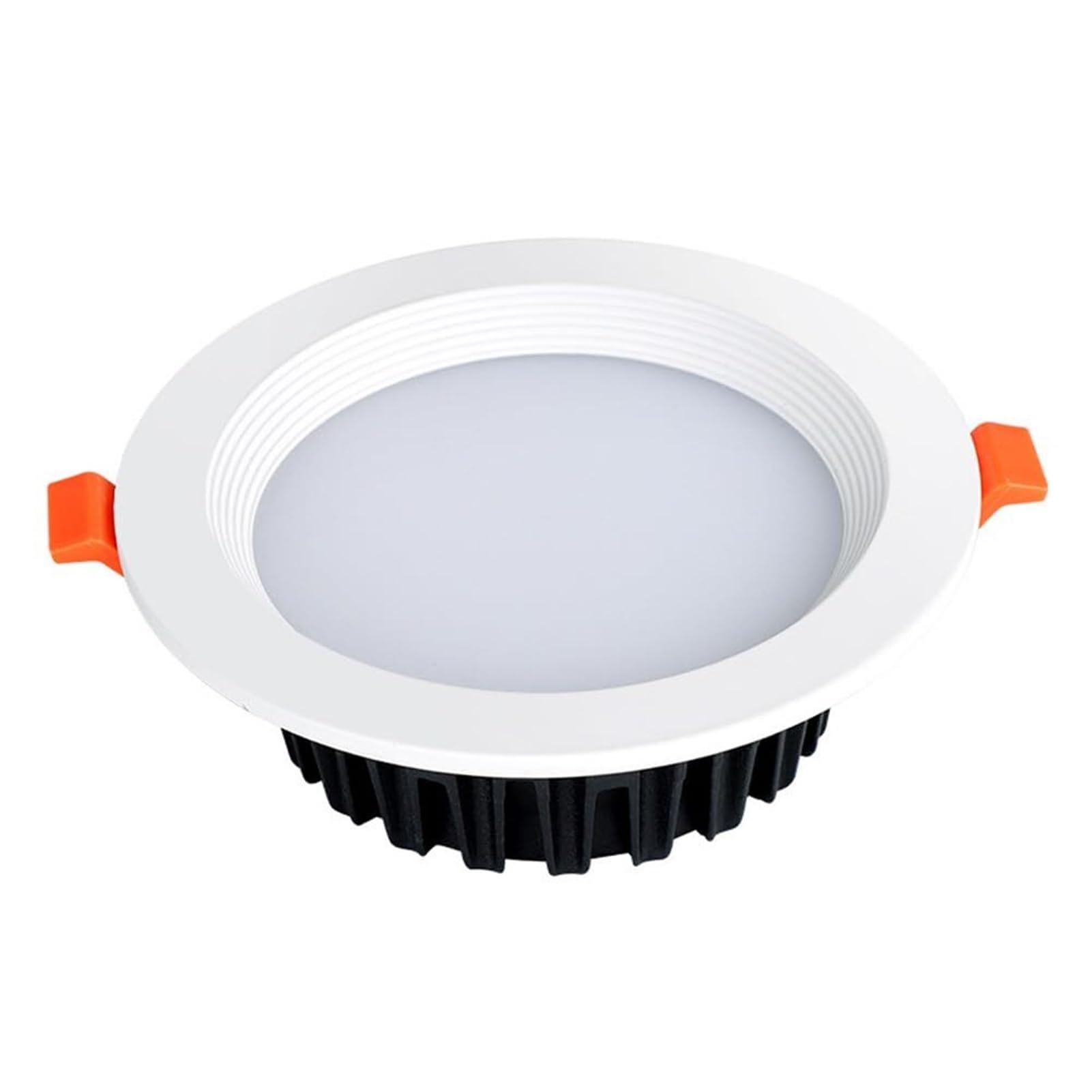 12W Downlight 3000K 4000K 6000K Dimmable Ultra Thin Round Recessed Panel Light Baffle Trim Simple Retrofit Cut Size 95 Mm