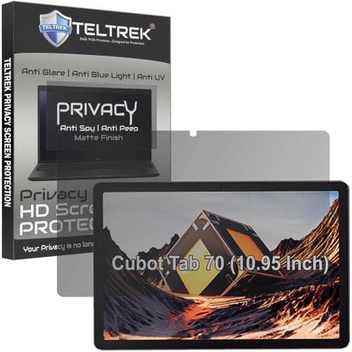 Image of Privacy Matte Anti Peep Screen Guard Compatible With Cubot Tab 70 10.95 Inch Tab Tablet Anti Spy Screenguard Not a Tempered Glass Screen Protector