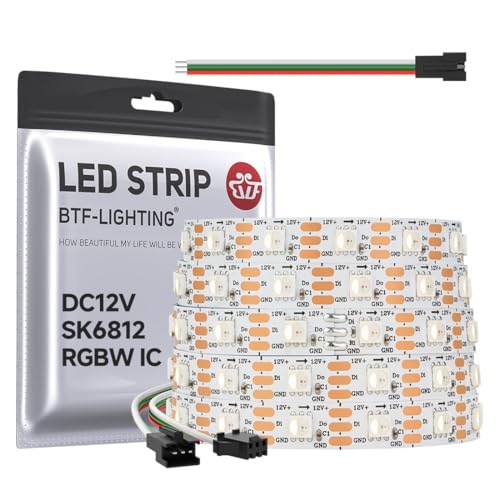 Tira LED SK6812 RGBW Luz Natural 4000K 5m Kit con Control miniatura 2