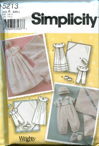 Simplicity 5213 Christening Pattern