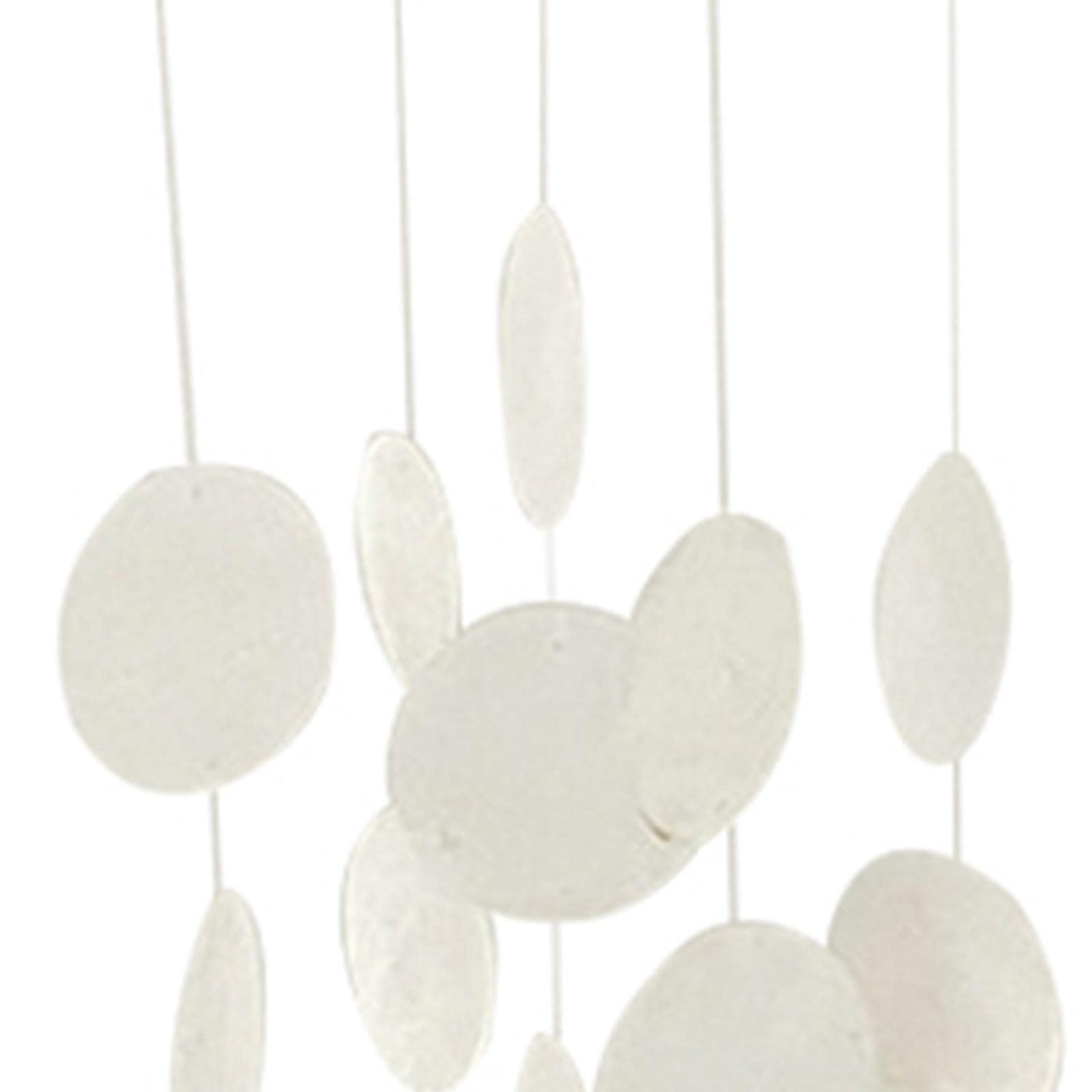 Shell Wind Chimes Hanging Decor Windchimes for Garden Decoration White-image-30