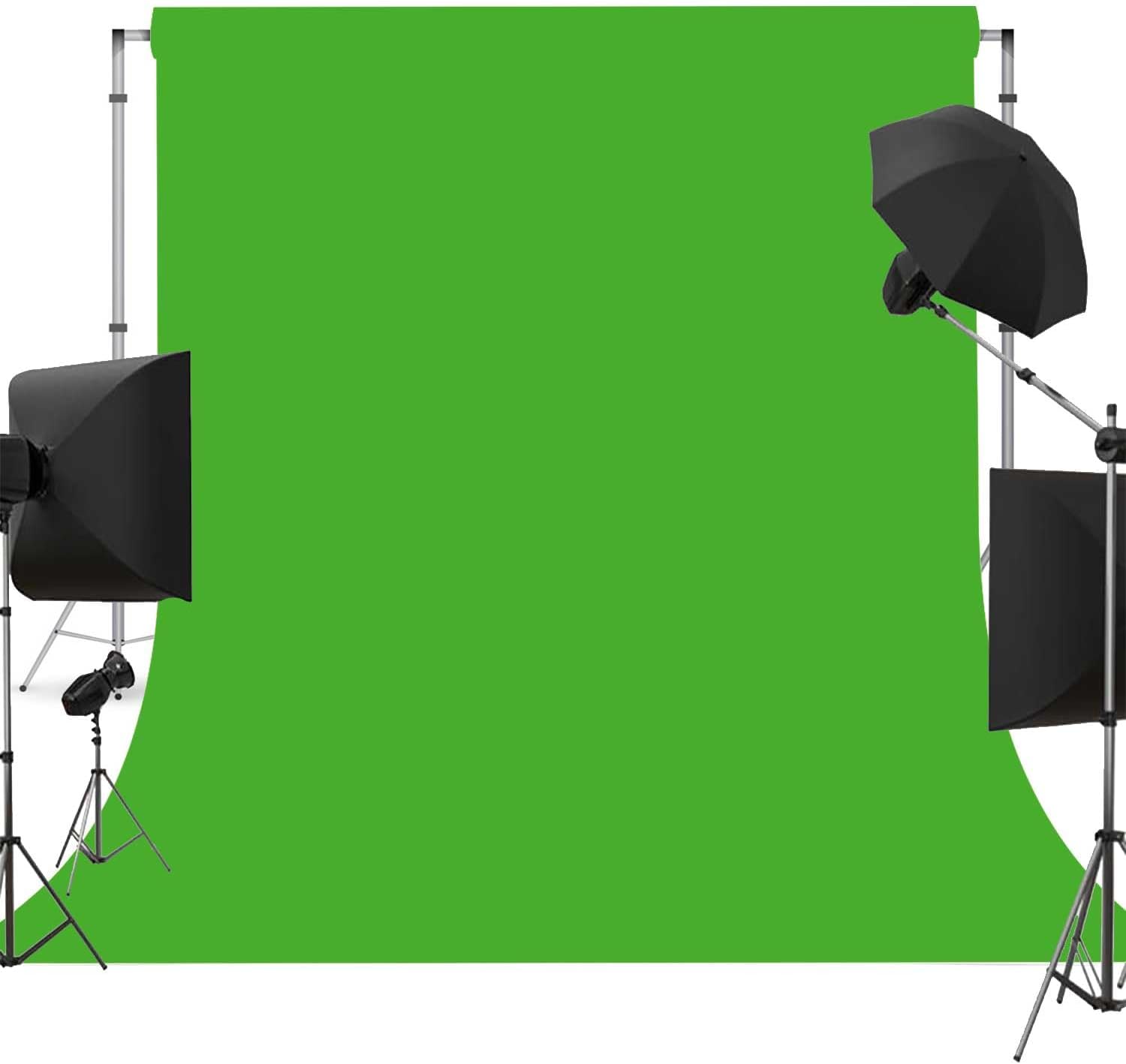 Green Screen Photo Backdrop for Photoshoot Green Background for Photography Photo Backdrop Curtain for Party 5×7 FT