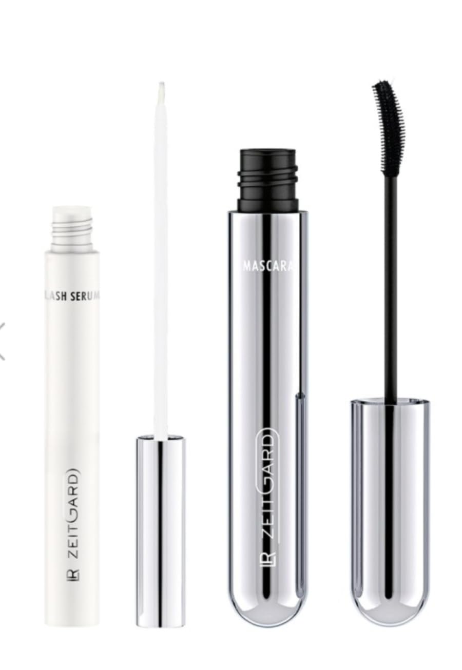 Signature Lash Set – 2-in-1 Wimpern-Duo | Lash & Brow Serum für Wachstum & Volumen Mascara Schwarz | Für längere, dichtere & gestärkte Wimpern | Premium Augen-Make-up Set