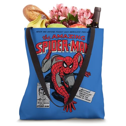 Marvel The Amazing Spider-Man Retro Comic Tote Bag miniatura 4