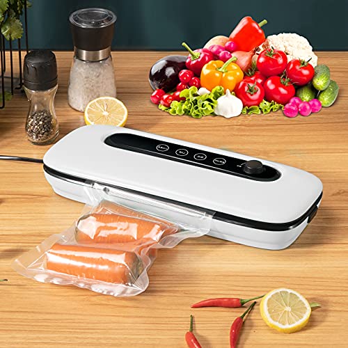 Vacuum Sealer Machine, Food Vacuum Sealer, Food Saver Vacuum Sealer Machine, RAESOOT Seal a Meal Vacuum Sealer Machine, Food Sealer Vacuum Sealers, Gifts for Mom Grandma Mother in Law