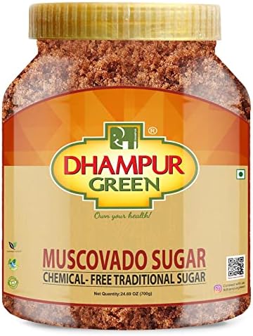 Dhampur Muscovado Sugar, 1.542 Pounds|24.64Oz - 700grams