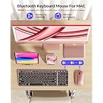 Wireless-Bluetooth-Keyboard-and-Mouse-for-Mac-Multi-Device-Rechargeable-Keyboard-and-Mouse-Stainless-Steel-Full-Size-Compatible-with-MacBook-ProAir-iPad-iMac Wireless Bluetooth Keyboard and Mouse for Mac, Multi-Device Rechargeable Keyboard and Mouse Stainless Steel Full Size, Compatible with MacBook Pro/Air, iPad, iMac