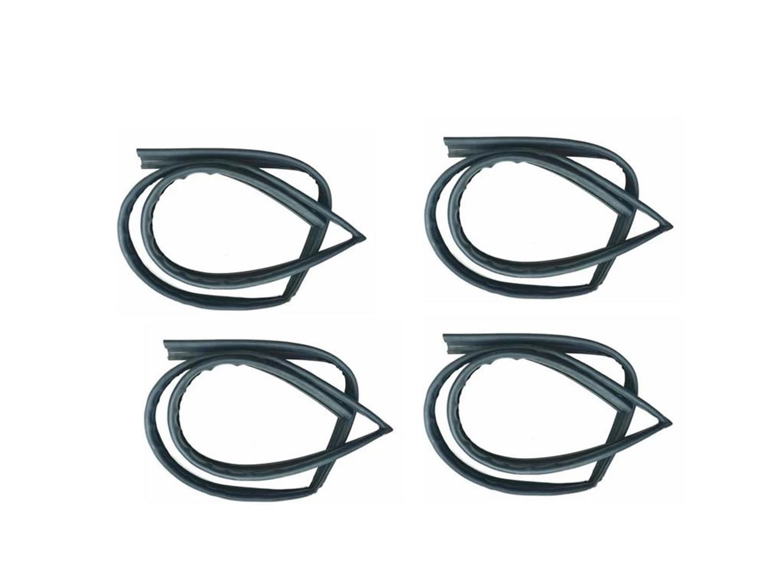 4PCS Run Channel Window Glass Seal for Toyota for ALTIS for Corolla 2003-2007 Compartment