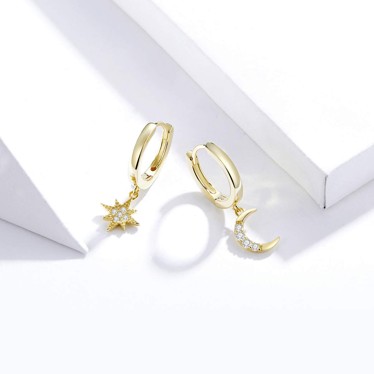 Orecchini per bambini in argento sterling 925 compatibili con le