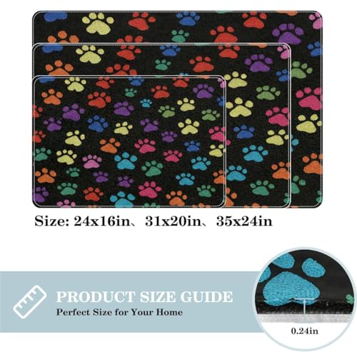 Tapete para puerta de perro lavable a máquina y súper absorbente 4