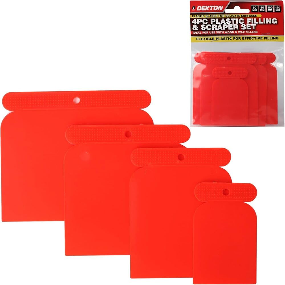 Generic Dekton 4Pc Plastic Scraper SetDt85963 from B&Q