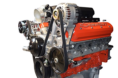 Ict Billet Ls High Mount Alternator & Power Steering Pump Bracket Accessory Kit Turbo For Ls1 Compatible With Corvette Spacing 551362-1 #TOP7