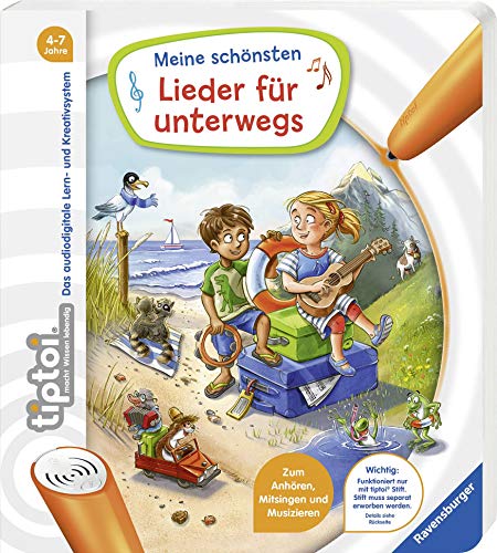 Preisvergleich Produktbild Ravensburger tiptoi Meine schönsten Lieder für unterwegs Lernbuch
