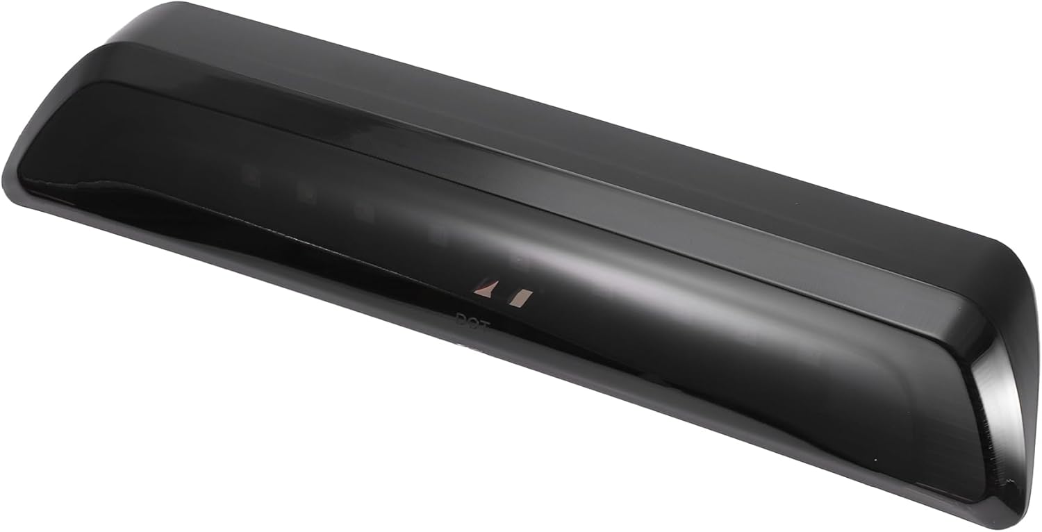 LED Third Brake Light for Toyota Tundra 2007-2018 3rd Brake Stop Light Assembly Roof Cargo Light Red High Mount Lamp Smoked Lens Black