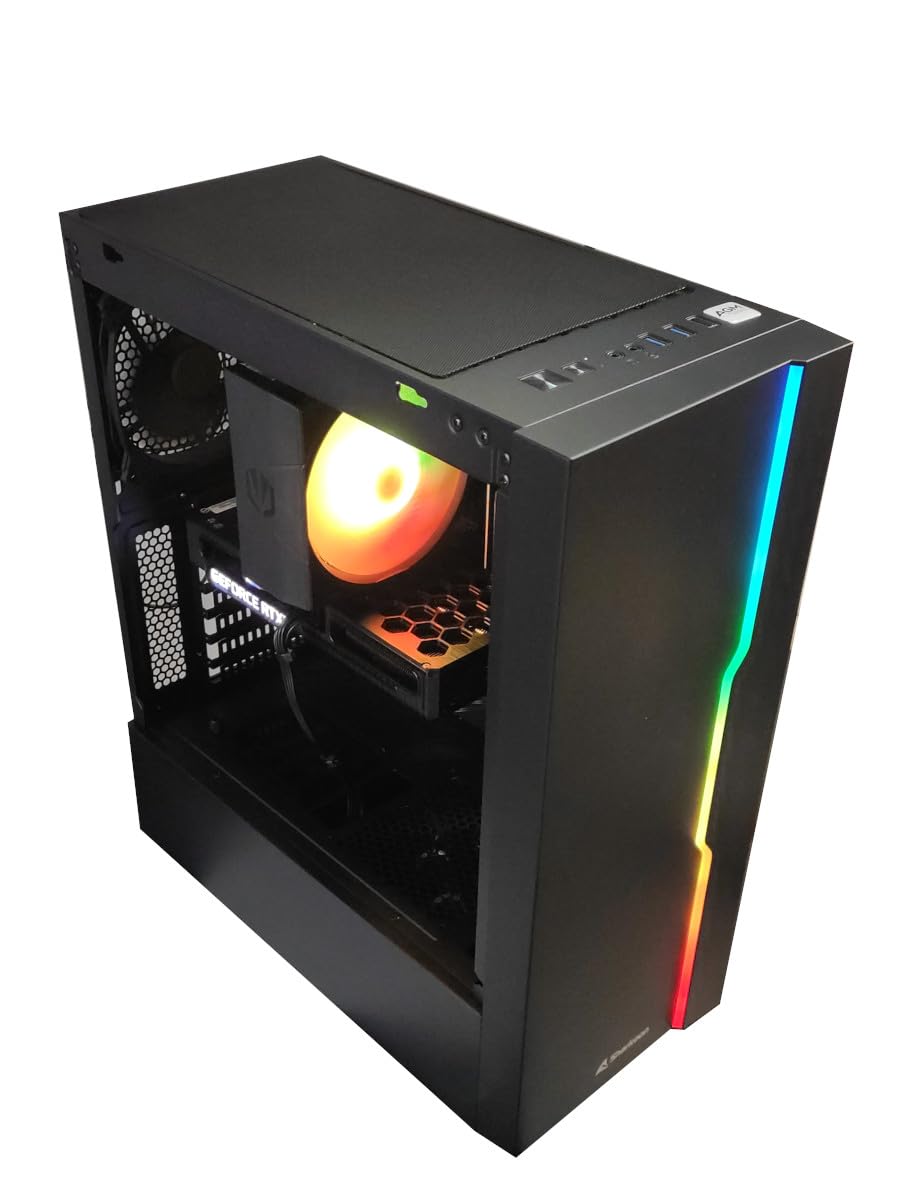 Pc Gaming i5-12400F RTX 3050 6GB RAM 16GB 3200MHz NVMe SSD 1TB Windows 11 Desktop RGB