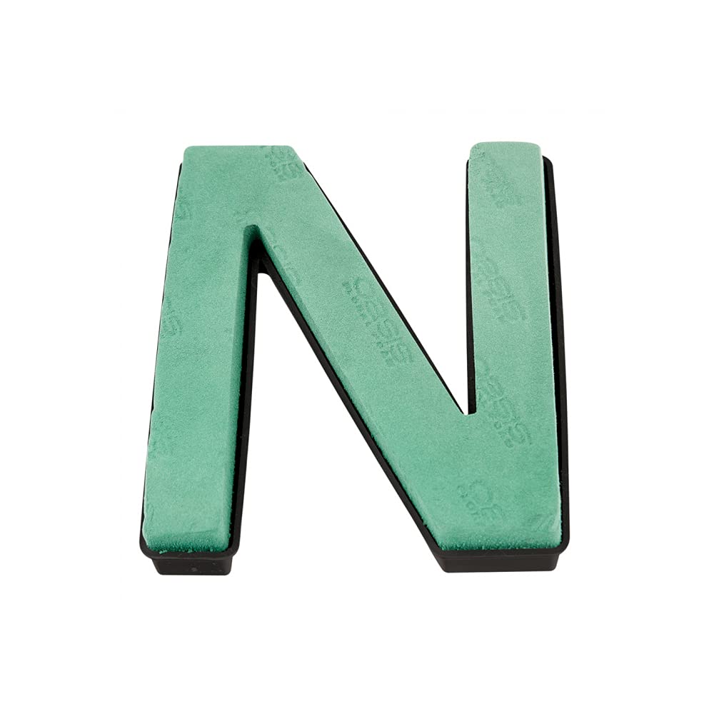 Floristrywarehouse Green Oasis Naylorbase Quick Clip Letter N