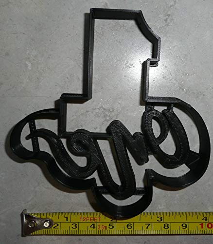 Number One 1 With Word Lettered Birthday Anniversary Celebration Party Age Date Treat Cookie Cutter Baking Tool Usa Pr2402 #TOP6