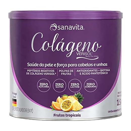 COLAGENO VERISOL - FRUTAS TROPICAIS - LATA 150g