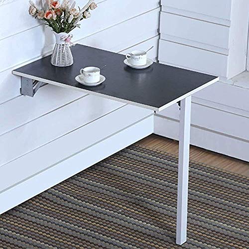 Table basse invisible murale rabattable 80x60 et bureau informatique gain de place - 4