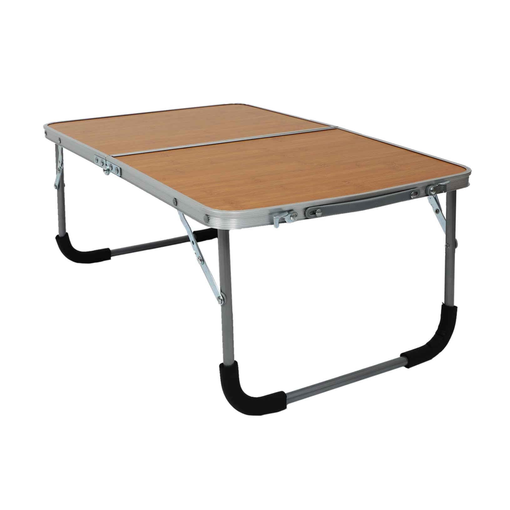 Bureau pliant en alliage d'aluminium table stable portable