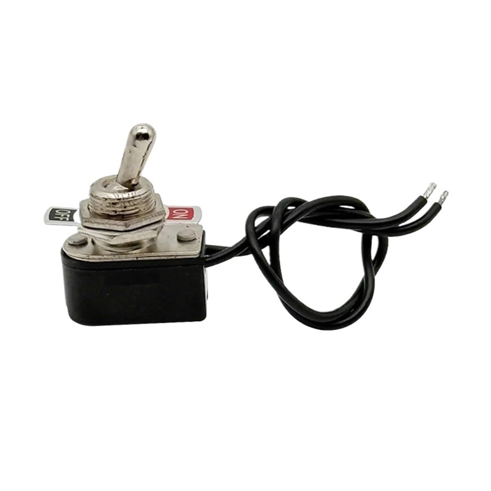 Contatti basculanti con ritaglio da 12 mm Interruttore ON-OFF cavo 6A/125V | Interruttore for chitarra elettrica Interruttore a levetta momentaneo SPST(KNS-1 with cable,1PCS)