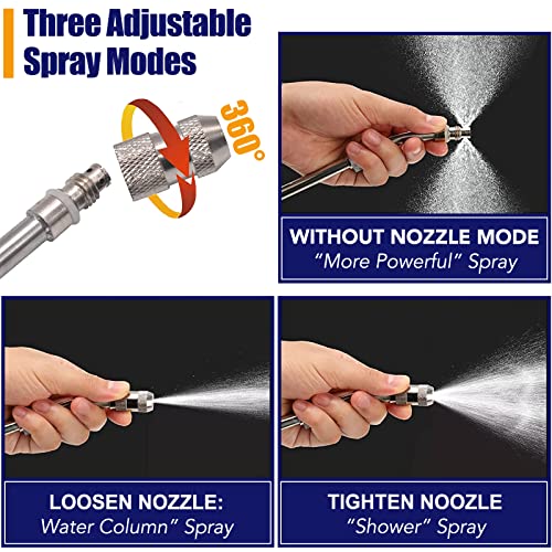 Rv Water Heater Tank Rinser, Metal Tube Rv Water Heater Flush Wand, Camper Hot Water Tank Cleaning Rinser Flusher #TOP3
