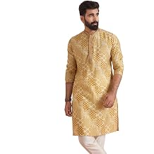 KISAH Mens Kurta - Traditional Indian Ethnic Wear for Men - Ideal for Weddings, Festivals & Celebrations