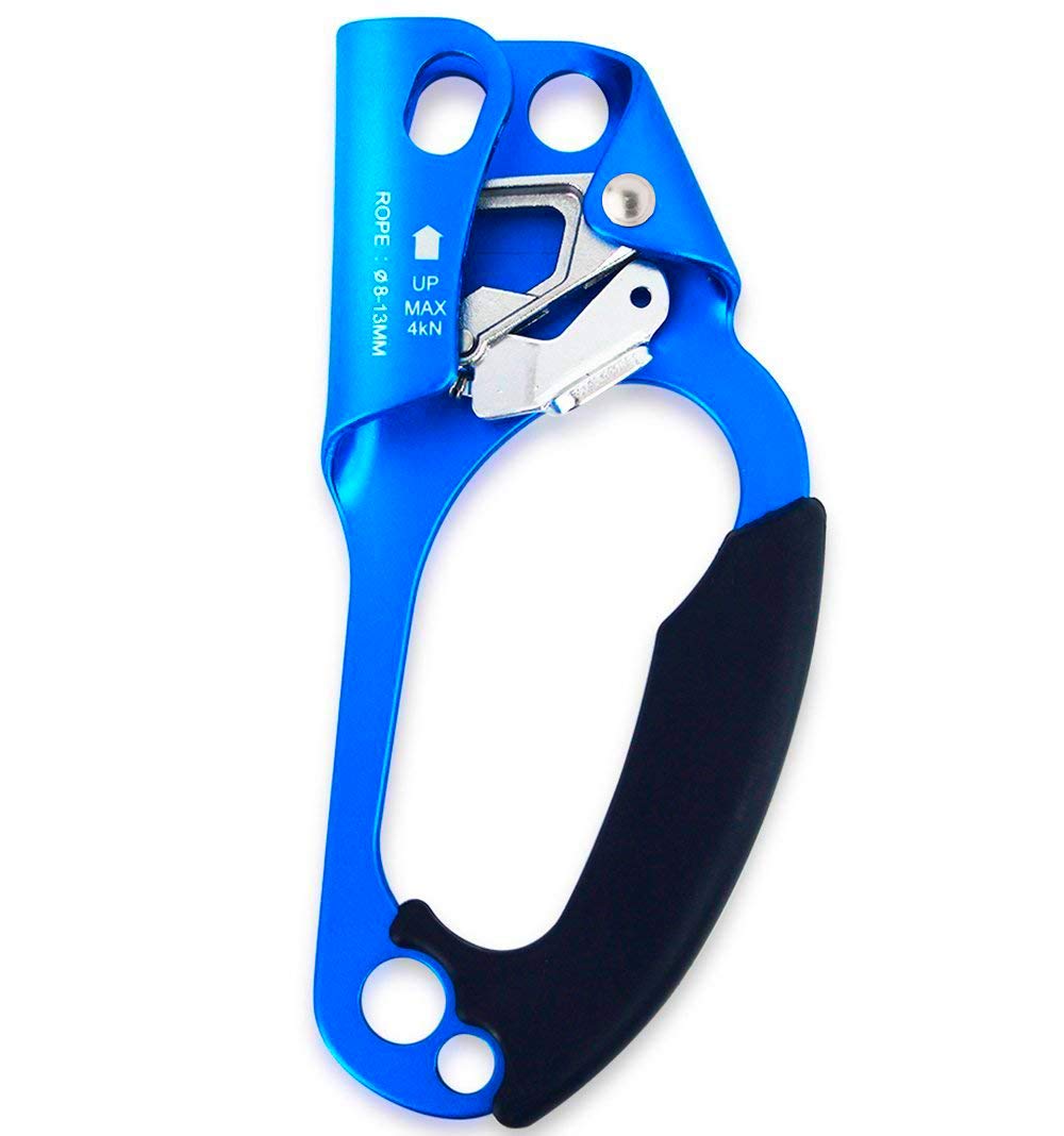 Ito Rocky Climbing Gear Ascender and Rappelling Descender Belay Devices for 9-12mm Rope for Rescue & Arborist