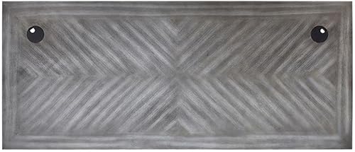 Miniatura 7 de Atlin Designs Escritorio en L de madera contemporánea de dos tonos de 8 cajones en blanco